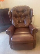 Leather chair recliner for sale  WATFORD