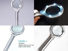 Silver illuminated magnifier for sale  Santa Maria