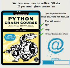 Python Crash Course, 3ª Edición: Una Introducción práctica, basada en proyectos a Prog segunda mano  Embacar hacia Argentina