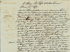 1836 lettre préfet d'occasion  Vesoul