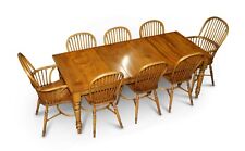 RRP £23,500 STEWART LINFORD BURR YEW & ELM DINING TABLE & 8 WINDSOR CHAIRS for sale  Shipping to South Africa