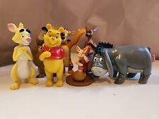 Lote de 7 figuras de juguete de PVC de Disney Winnie the Pooh & Friends búho canguro lechón segunda mano  Embacar hacia Argentina