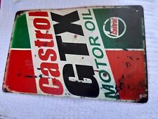 Castrol tin sign for sale  HOLYHEAD