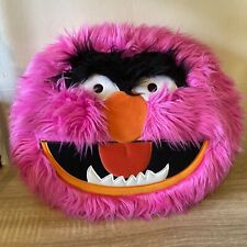 Disney Store Muppets Animal Face Pillow Cushion Soft Toy Plush Purple 5” (2000) for sale  LEEDS