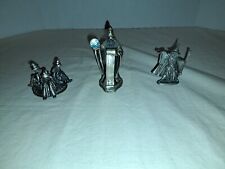Lot pewter wizard for sale  Geneva