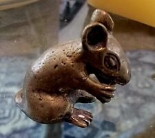 Mini Mouse Rat Musika Zodiac Animals Figurine Dollhouse Ornaments Brass Statue for sale  Shipping to South Africa