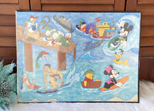 Disney Characters Art Picture Mickey Minnie Goofy Tigger Pooh 18”x24” Original for sale  Shipping to Canada