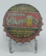 TAMPA DE GARRAFA CERVEJA BRAHMA CHOPP "GENUÍNA", ANOS 50, SELANTE DE ROLHA, usado comprar usado  Brasil 