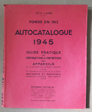 Autocatalogue 1945 guide d'occasion  Paris XV