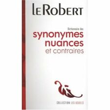 Dictionnaire synonymes nuances d'occasion  Lille-