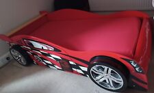 Child's sports car bed - 3ft single red racer bed. Very good condition  for sale  Shipping to South Africa