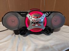 Sony Xplod CFD-G505 Mega Bass AM FM Radio CD Cassette Boom Box Working w/remote for sale  Shipping to Canada