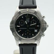 Used, 2000 TAG Heuer Professional Quartz Steel Chrono Men's Watch 38MM CN1110 TH002 for sale  Shipping to South Africa