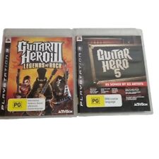 Guitar Hero 3 Legends Of Rock And Guitar Hero 5 PS3 completo com livreto  comprar usado  Enviando para Brazil