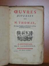 Oeuvres thomas xviiie d'occasion  France