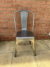 Used, Industrial Café Gun Metal Grey Stacking Chairs Style of Tolix for sale  Shipping to South Africa