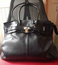 Sac cuir noir d'occasion  Biarritz