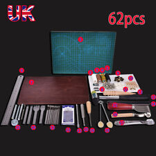 62pcs leather craft for sale  Shipping to Ireland