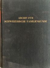 Archiv schweizerische familien gebraucht kaufen  Klettgau