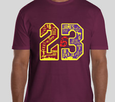 Lebron James City Cavs Heat Lakers milestone shirt t-shirt fan gear for sale  Shipping to South Africa