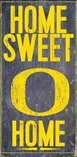 Oregon Ducks Home Sweet Home Wood Sign - NEW 6" x 12" Wall Decoration Gift for sale  Shipping to South Africa