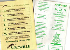 crosville timetables for sale  FAKENHAM