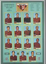 Milan calcio..1971 72..formazi usato  Cosenza