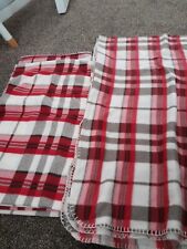 Tartan fleece blanket for sale  WALTON ON THE NAZE