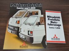 1981 Mitsubishi Canter L300 Truck Specyfikacja Broszura sprzedaży Broszura Prospekt DE na sprzedaż  PL