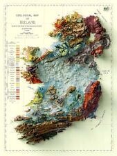 Vintage geological map for sale  CRUMLIN