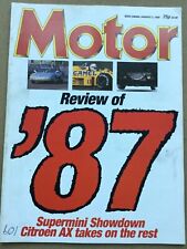 Motor magazine january for sale  COLCHESTER