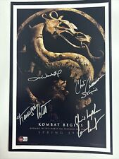 Pôster assinado Mortal Kombat 12x18 Christopher Lambert BAS CERTIFICADO DE AUTENTICIDADE comprar usado  Enviando para Brazil
