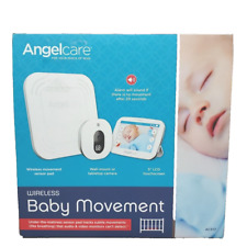 Angelcare AC517 White Wireless Movement/Sound Baby Monitor Sensor Pad 5" Screen for sale  Shipping to South Africa