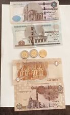 Monedas egipcias/colección de dinero/tesoro 16 nuevos billetes y monedas X7 artículos segunda mano  Embacar hacia Argentina