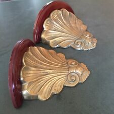 Brass rococo shell for sale  Boston