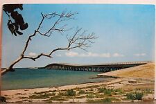 Cartão postal antigo antigo cartão antigo antigo ponte Sanibel Tropical Ilhas Captiva Flórida FL, usado comprar usado  Enviando para Brazil