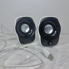 Logitech Z120 Mini Stereo Speakers 2.0 White UNTESTED for sale  Shipping to South Africa