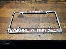 Antique license plate for sale  Zionsville