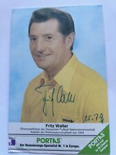 Fritz walter autogramm gebraucht kaufen  Klosterlechfeld