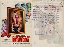 Programa PUBLICITARIO de CINE: El Retrato de Darían Gray. Helmut Berger, Margare comprar usado  Enviando para Brazil