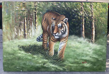 Tiger painting original for sale  Hernando