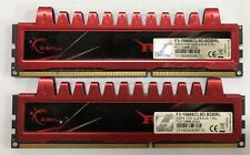 G.SKILL RIPJAWS 8GB 2x4GB 1333MHZ F3-10666CL9D-8GBRL DIMM CL9 GAMING RAM 240pin, used for sale  Shipping to South Africa