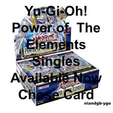YuGiOh Power of the Elements POTE-EN Singles Available Now Choose Card til salg  Sendes til Denmark
