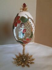 Decorated eggshell ornament for sale  UK