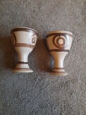 Abaty pottery goblets for sale  ROYSTON