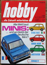Hobby 17/69 Filmstar VW Käfer,In Zukunft Kleinwagen, Apollo-11-Reportage,Bergbau comprar usado  Enviando para Brazil