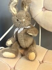 Vintage 11” Creative Marketing Concepts Jointed Brown Rabbit Bean Bag Plush, used for sale  Shipping to South Africa