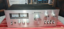Amplificador Kenwood KA-5700. Modelo clássico de face prata com medidores de watt comprar usado  Enviando para Brazil