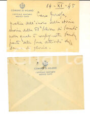 1945 milano lettera usato  Milano