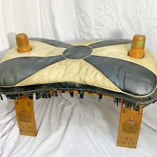 Camel saddle footstool for sale  Polo